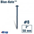KREG BLUE KOTE POCKET HOLE SCREWS 51MM 2.00' #8 COARSE THREAD MX LOC 2